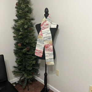 NWT Handmade, knitted, scarf and headband